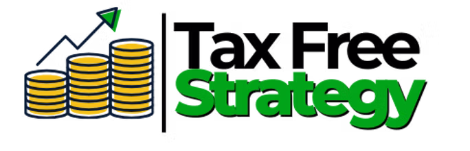 Growth strategy concept with coins and arrow.